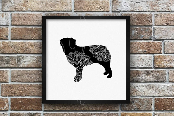 Australian Shepherd Dog Mandala