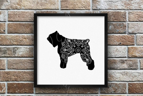 Flanders De Bouvier Dog Mandala